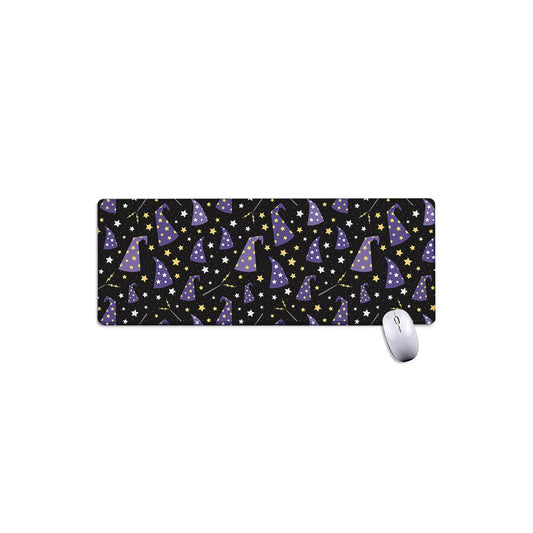 Wizard Hat Pattern Print Extended Mouse Pad