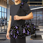 Wizard Hat Pattern Print Gym Bag