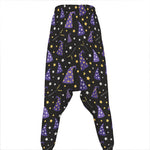 Wizard Hat Pattern Print Hammer Pants