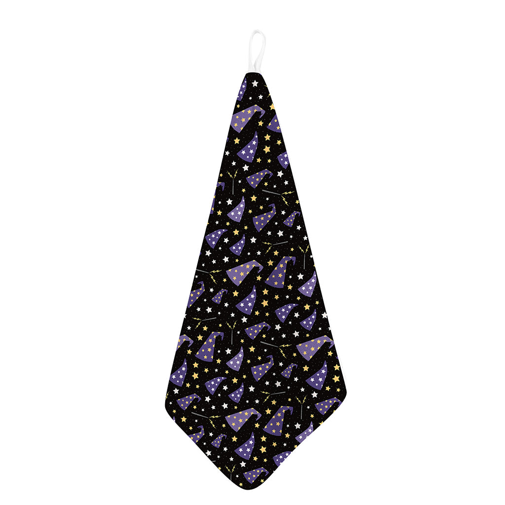 Wizard Hat Pattern Print Hand Towel