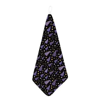 Wizard Hat Pattern Print Hand Towel