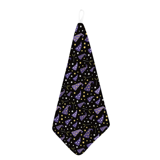 Wizard Hat Pattern Print Hand Towel