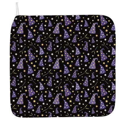Wizard Hat Pattern Print Hand Towel