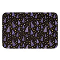 Wizard Hat Pattern Print Indoor Door Mat