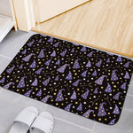 Wizard Hat Pattern Print Indoor Door Mat
