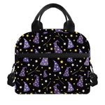 Wizard Hat Pattern Print Insulated Lunch Bag