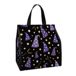 Wizard Hat Pattern Print Insulated Lunch Tote