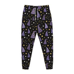 Wizard Hat Pattern Print Jogger Pants