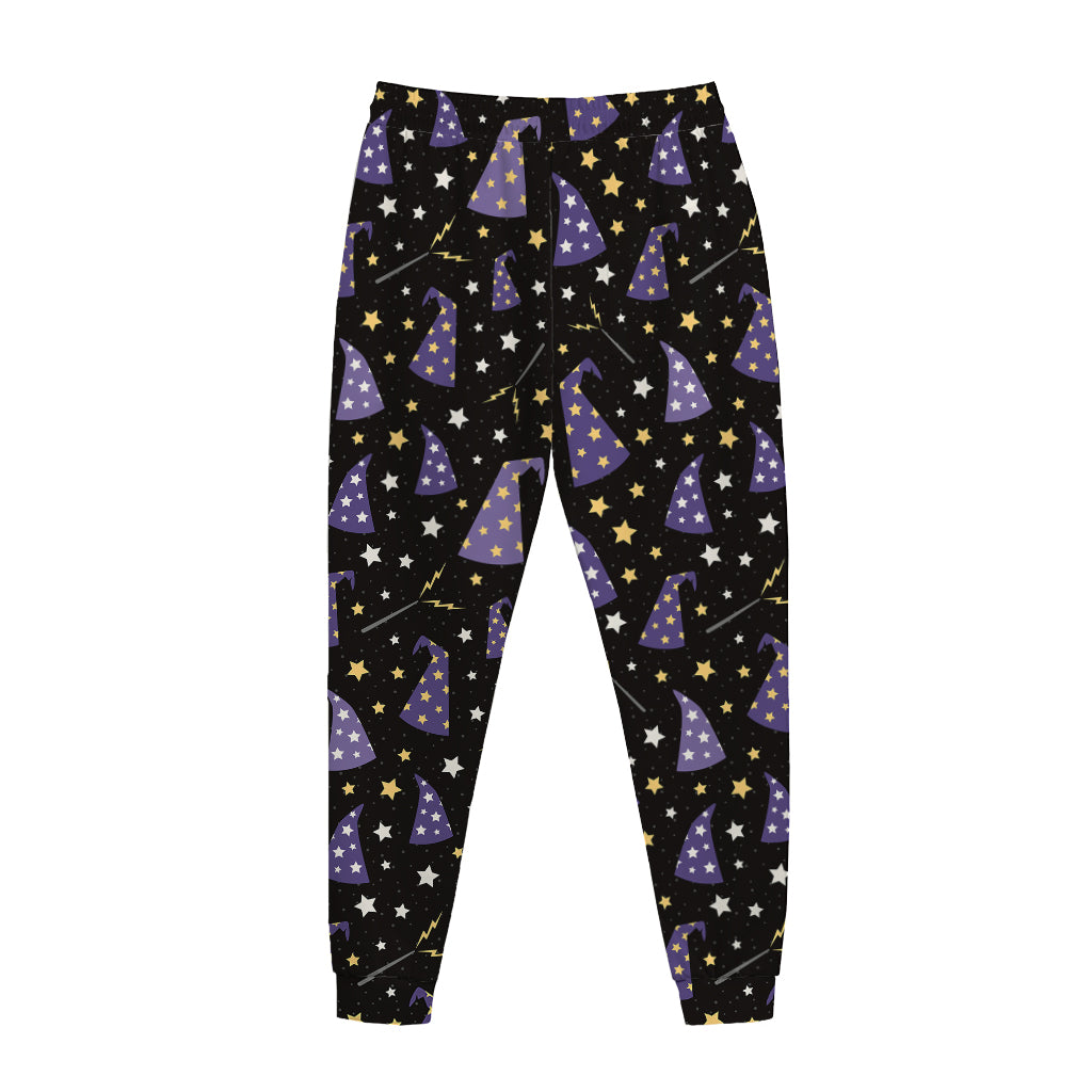 Wizard Hat Pattern Print Jogger Pants