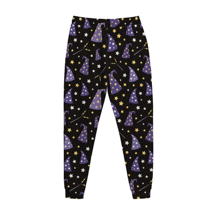Wizard Hat Pattern Print Jogger Pants