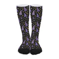 Wizard Hat Pattern Print Long Socks