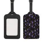 Wizard Hat Pattern Print Luggage Tag