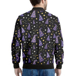 Wizard Hat Pattern Print Men's Bomber Jacket