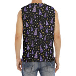 Wizard Hat Pattern Print Men's Fitness Tank Top