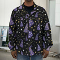 Wizard Hat Pattern Print Men's Shirt Jacket