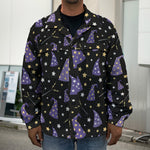 Wizard Hat Pattern Print Men's Shirt Jacket
