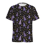 Wizard Hat Pattern Print Men's Sports T-Shirt