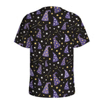 Wizard Hat Pattern Print Men's Sports T-Shirt