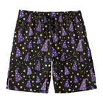 Wizard Hat Pattern Print Men's Swim Trunks