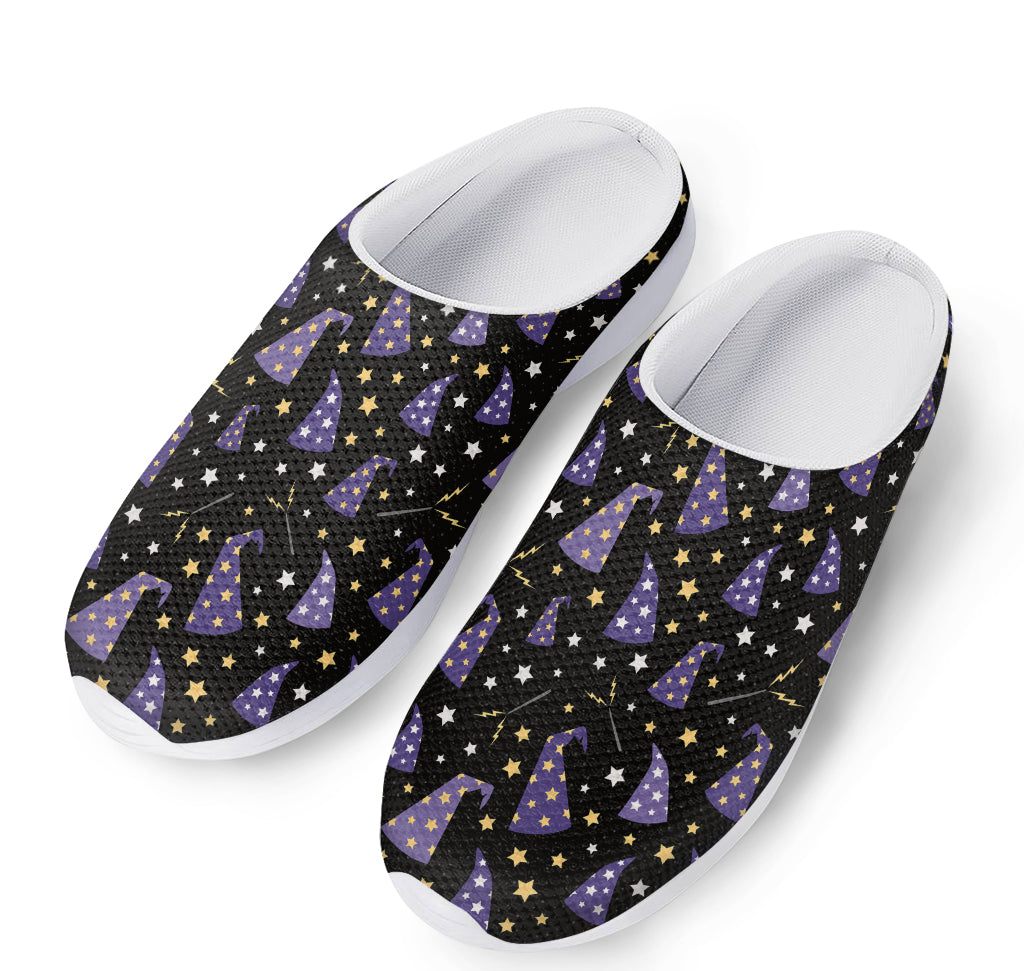 Wizard Hat Pattern Print Mesh Casual Shoes