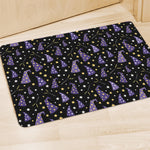 Wizard Hat Pattern Print Polyester Doormat