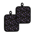 Wizard Hat Pattern Print Pot Holders