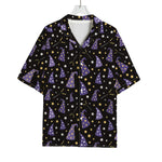 Wizard Hat Pattern Print Rayon Hawaiian Shirt