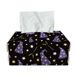 Wizard Hat Pattern Print Rectangle Tissue Box Cover