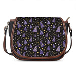 Wizard Hat Pattern Print Saddle Bag