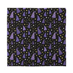 Wizard Hat Pattern Print Silk Bandana