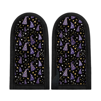 Wizard Hat Pattern Print Skillet Handle Cover