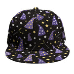 Wizard Hat Pattern Print Snapback Cap