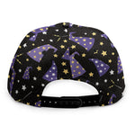 Wizard Hat Pattern Print Snapback Cap