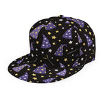 Wizard Hat Pattern Print Snapback Cap