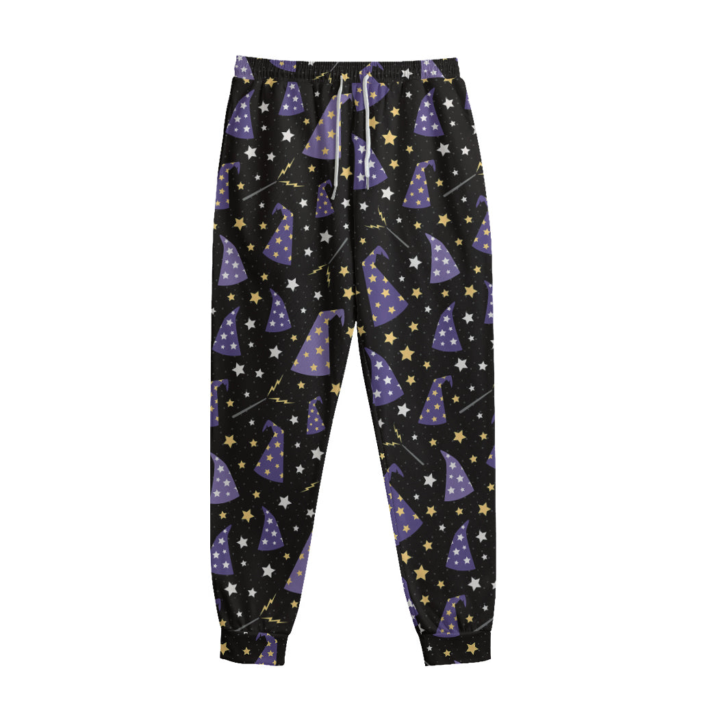 Wizard Hat Pattern Print Sweatpants