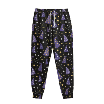 Wizard Hat Pattern Print Sweatpants
