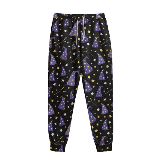 Wizard Hat Pattern Print Sweatpants