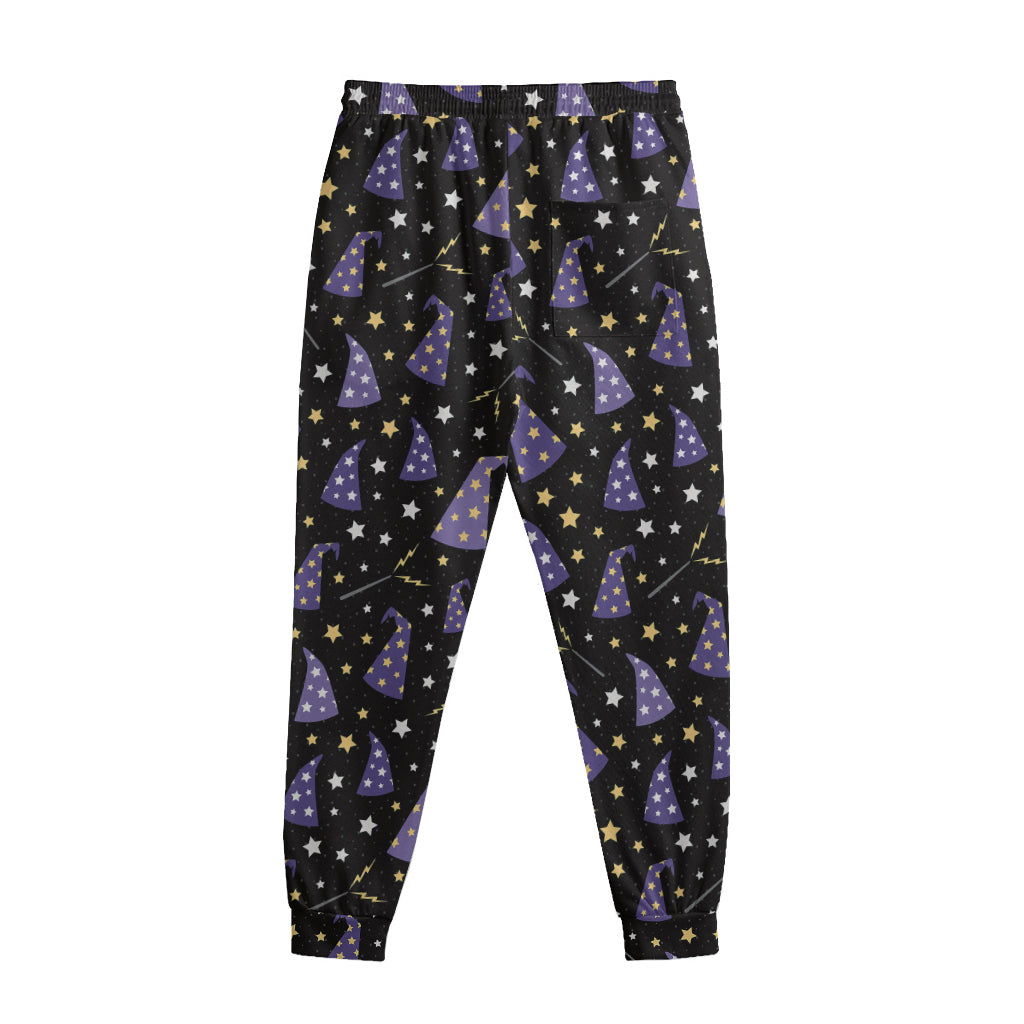 Wizard Hat Pattern Print Sweatpants