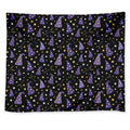 Wizard Hat Pattern Print Tapestry