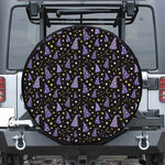 Wizard Hat Pattern Print Tire Cover