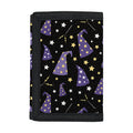 Wizard Hat Pattern Print Trifold Wallet