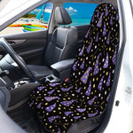 Wizard Hat Pattern Print Waterproof Car Seat Cover