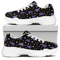 Wizard Hat Pattern Print White Chunky Shoes