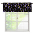 Wizard Hat Pattern Print Window Valance