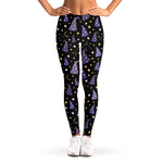 Wizard Hat Pattern Print Women's Leggings