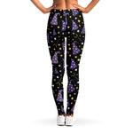 Wizard Hat Pattern Print Women's Leggings