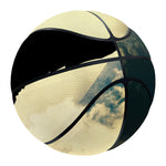 Wolf Howling At The Full Moon Print Basketball