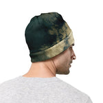 Wolf Howling At The Full Moon Print Beanie
