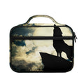 Wolf Howling At The Full Moon Print Briefcase Bible Bag