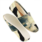 Wolf Howling At The Full Moon Print Casual Shoes